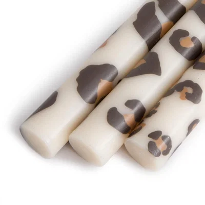 La Redoute Set of 3 Azhar Leopard Print Candles