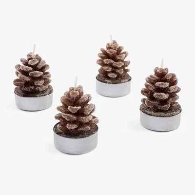 La Redoute Set of 4 Caspar Pine Cone Candles