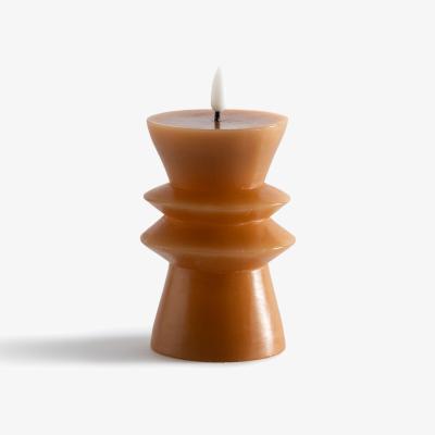 La Redoute Caspar 14.6cm High LED Sculpted Wax Candle