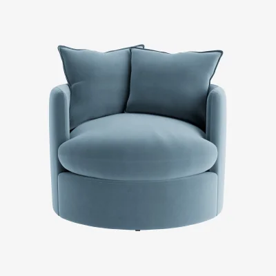 Loaf Dunkins Accent Chair (Birthday Candle Clever Velvet)