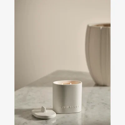 Marks & Spencer M&S X Kelly Hoppen No. 1 Fragrance Lidded Ceramic Candle 400g - White Mix, White Mix
