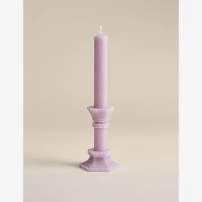 Marks & Spencer M&S Large Candelabra Pillar Candle Lilac