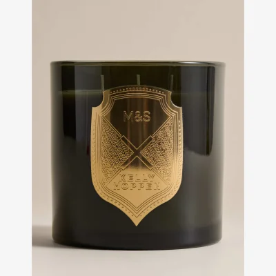 Marks & Spencer M&S X Kelly Hoppen No. 3 Badge 3 Wick Candle White Mix