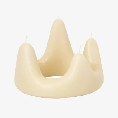 Made in Design Stala Ring Candle wax beige / Ø 20 cm - Ferm Living