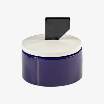 Made in Design Candela 01 Large Scented candle ceramic blue / Ø 17 x H 16 cm - Serax