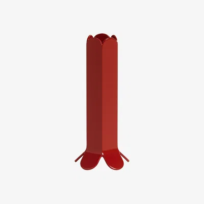 Made in Design Arcs Large Candle stick metal red / H 13 cm - Hay