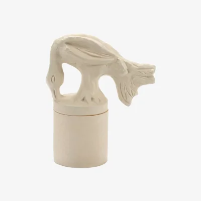 Made in Design Encensoir Small Scented candle ceramic beige / Ø 8 x H 19.7 cm - Serax