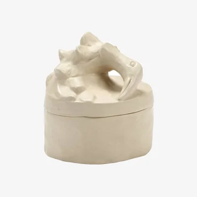 Made in Design Encensoir Medium Scented candle ceramic beige / Ø 12 x H 14.5 cm - Serax