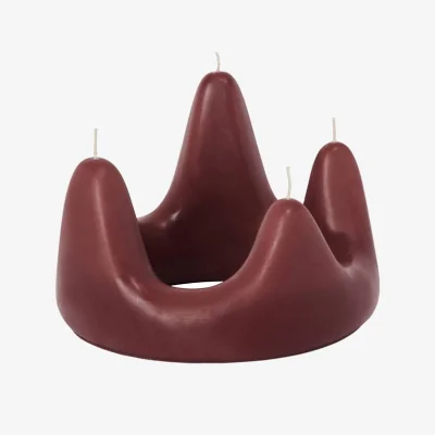 Made in Design Stala Ring Candle wax red / Ø 20 cm - Ferm Living