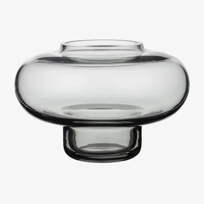 Made in Design Fyr Candle stick glass grey / Ø 12.7 x H 8.3 cm - Marimekko