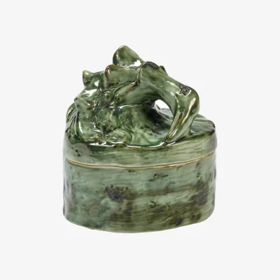 Made in Design Sonata Medium Scented candle ceramic green / Ø 12 x H 14.5 cm - Serax