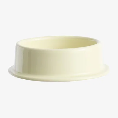 Made in Design Column Small Candle stick ceramic white / For Block candle - Ø 10 cm - Hay