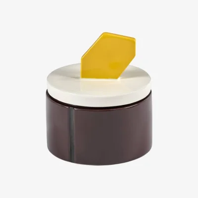 Made in Design Candela 03 Medium Scented candle ceramic red / Ø 12.5 x H 13 cm - Serax