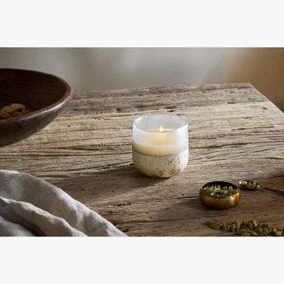 Nkuku nkuku Cardamom & Amber 1 Wick Scented Candle | Candles & Home Fragrance | Aged Smoke