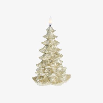 Nordic Nest Lene Bjerre Litria Led candle 15 cm Light gold