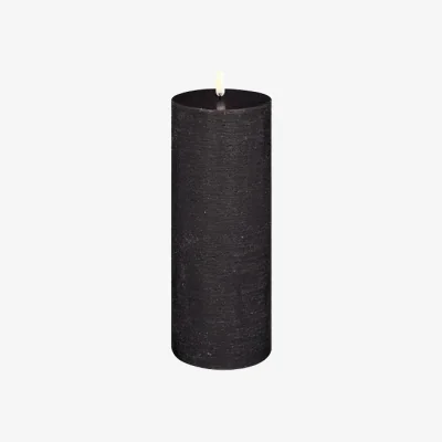 Nordic Nest Uyuni Lighting Pillar LED candle Ø78x20 cm Black