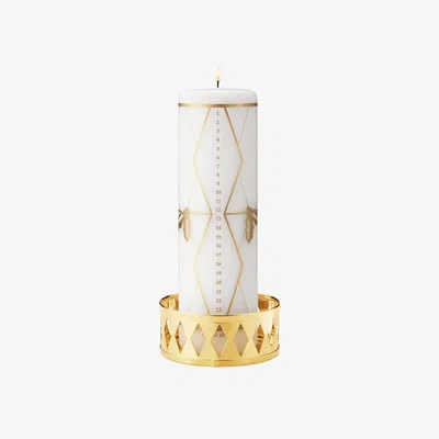 Nordic Nest Georg Jensen 2026 advent candle Gold print