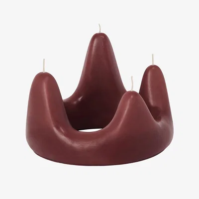 Nordic Nest Ferm Living Stala candle ring light Dark grape