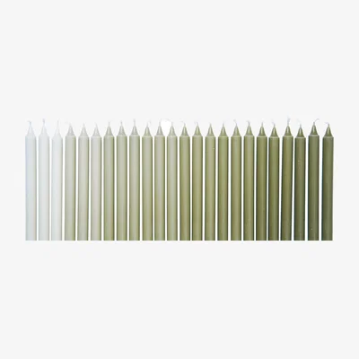 Nordic Nest Ferm Living Ombre antique candles 24 pcs Khaki