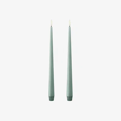 Nordic Nest ester & erik ester & erik taper candle LED 30 cm 2-pack 67 Jade stone