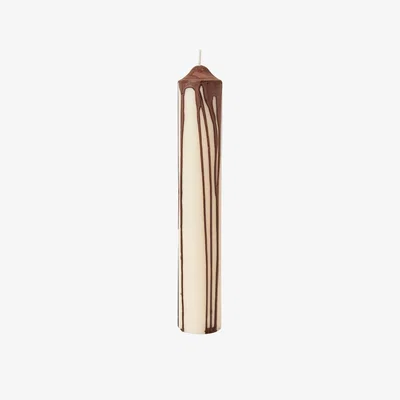 Nordic Nest Ferm Living Drip pillar candle Dark Chocolate 30 cm