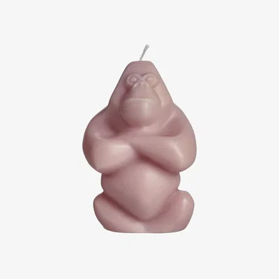 Nordic Nest Kosta Boda Gabba Gabba Hey candle 11.5 cm Pink