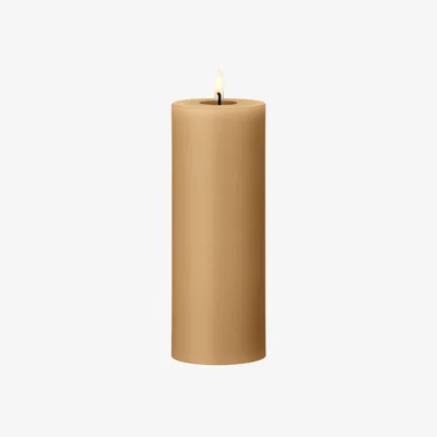Nordic Nest ester & erik ester & erik pillar candle LED Ø7.5x20 cm 27 Almond butter