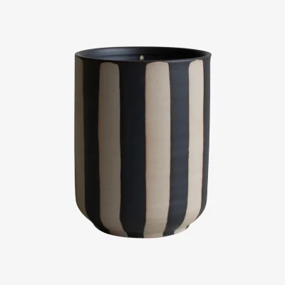 Nordic Nest DBKD Burn scented candle 60 h Stripe black