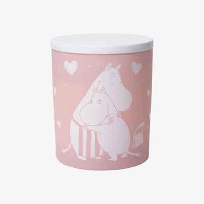 Nordic Nest Pluto Design Mumin scented candle 40 h Moomin Love