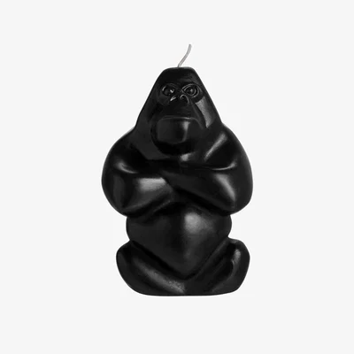 Nordic Nest Kosta Boda Gabba Gabba Hey candle 11.5 cm Black