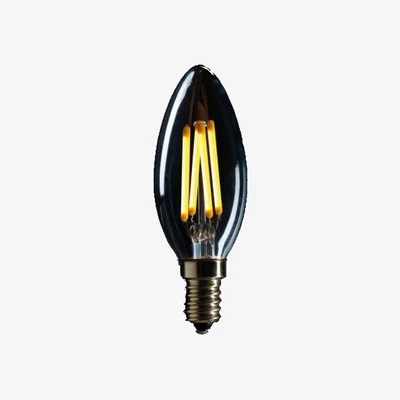 OKA OKA, Candle 4W E14 LED Lightbulb - Warm White, Lightbulbs, Glass