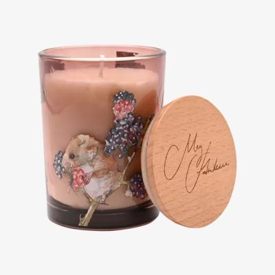 Downtown Meg Hawkins Candle Field Mouse - Blackberry Bramble - 250g In Purple