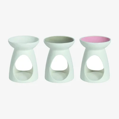 Downtown Aromatize Teardrop Wax Melter 11cm Assorted - Pink, White, Grey