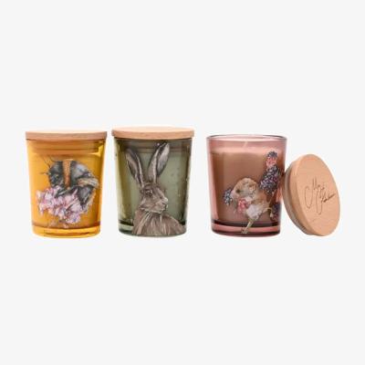 Downtown Meg Hawkins Mini Candles - The Field - Set of 3 In Multi
