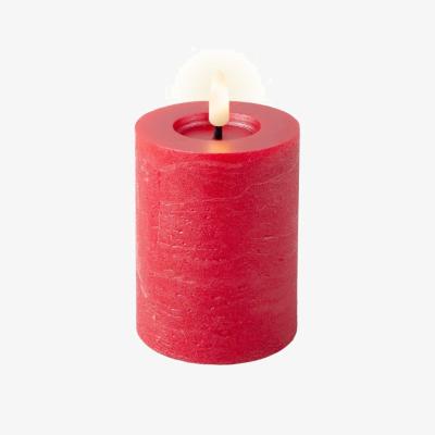 Downtown Lumineo LED Wick Candle 11.2cm - Red