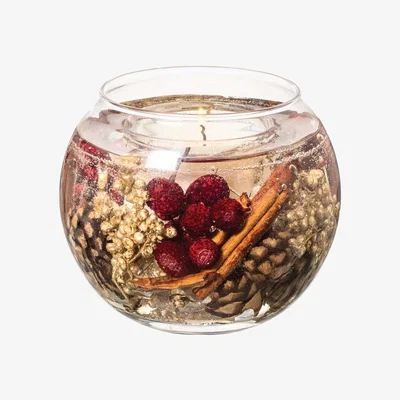 Downtown Stoneglow Cosy Vibes Nutmeg, Ginger and Spice Scented Candle - Fishbowl In Multi