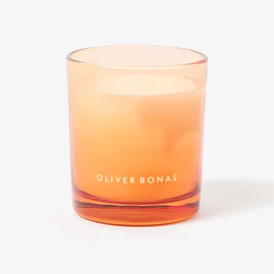 Oliver Bonas Alina White Oud & Saffron Scented Candle