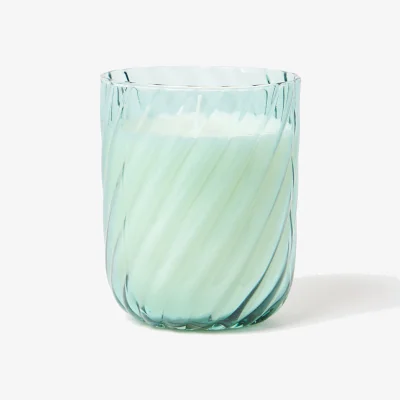 Oliver Bonas Aspen Fern Leaf & Wild Mint Swirl Candle