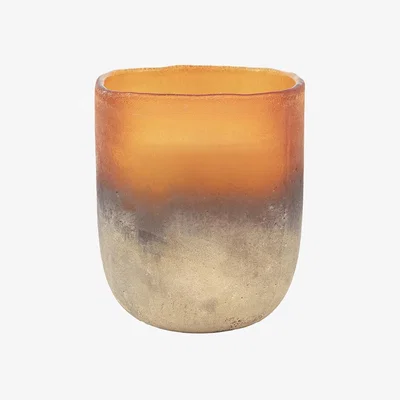 Perch and Parrow Glow 4 Wick Candle in Amber and Gold, Large