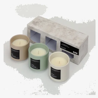 Pagazzi French Connection Set of 3 Small Mixed Candles