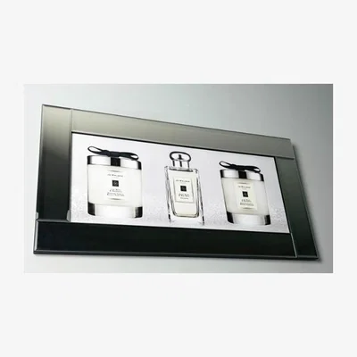Pagazzi Candles Wall Art With Mirrored Frame 70x30cm