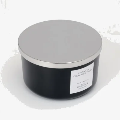 Pagazzi French Connection 3 Wick Scented Candle Black Pomegranate