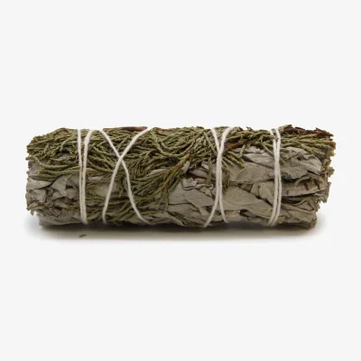 The Range White Sage Juniper Smudge Stick for Cleansing, Purification - Green