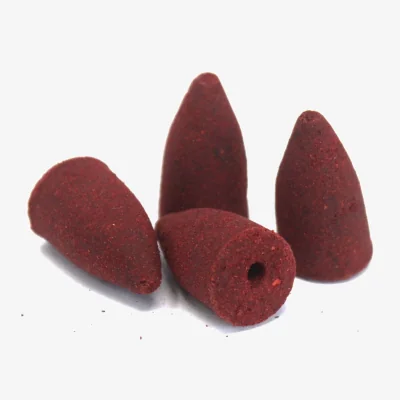 The Range Aromatica Backflow Incense Cones Rose - Red