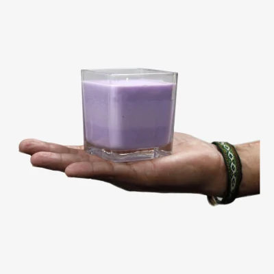 The Range White Label Soy Wax Jar Candle Home Bakery - Yellow
