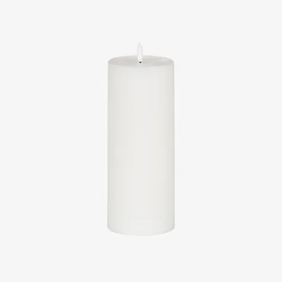 The Range Luxer Collection Natural Glow 3.5x9 LED White Candle - White