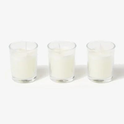 The Range Rose Quartz Rose  Eucalyptus Crystal Scented Candle Set  Pack of 3 - Rose