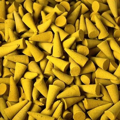 The Range Vibrant Citronella Incense Cones Bulk Pack - Yellow