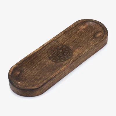 The Range Large Mandala Incense Ash Catcher  - Brown