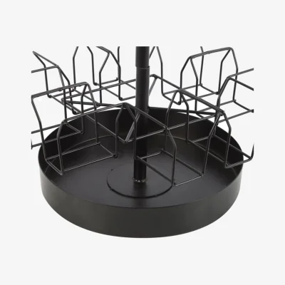 The Range Black Metal Tabletop Spinner Display for Spell Candles - Black